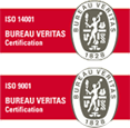 Holders of ISO9001 and ISO14001 certificates